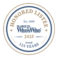Honored Listee | Marquis Whos Who 2025 | Over 125 Years