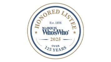 Honored Listee | Marquis Whos Who 2025 | Over 125 Years